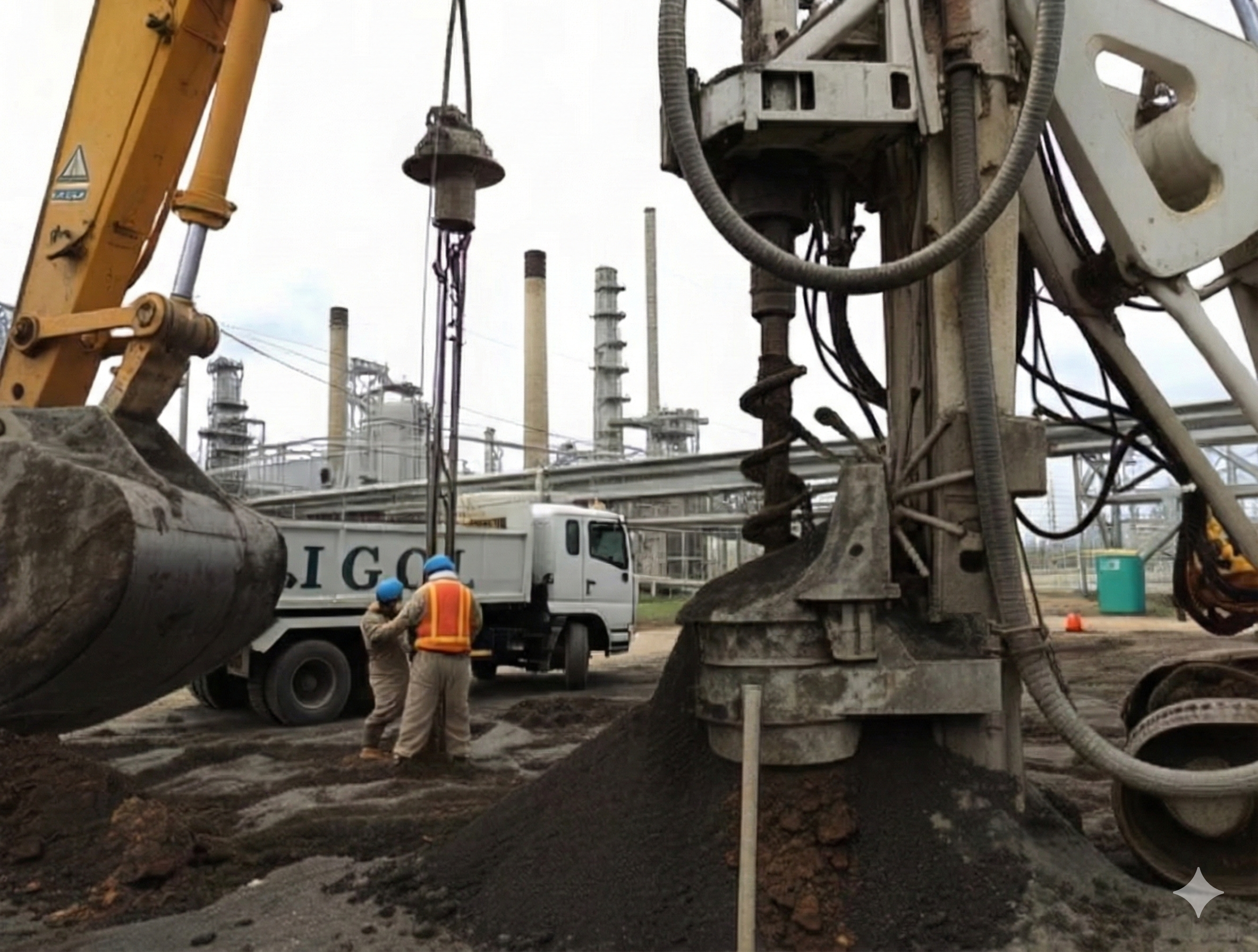 Construcción y cimentación